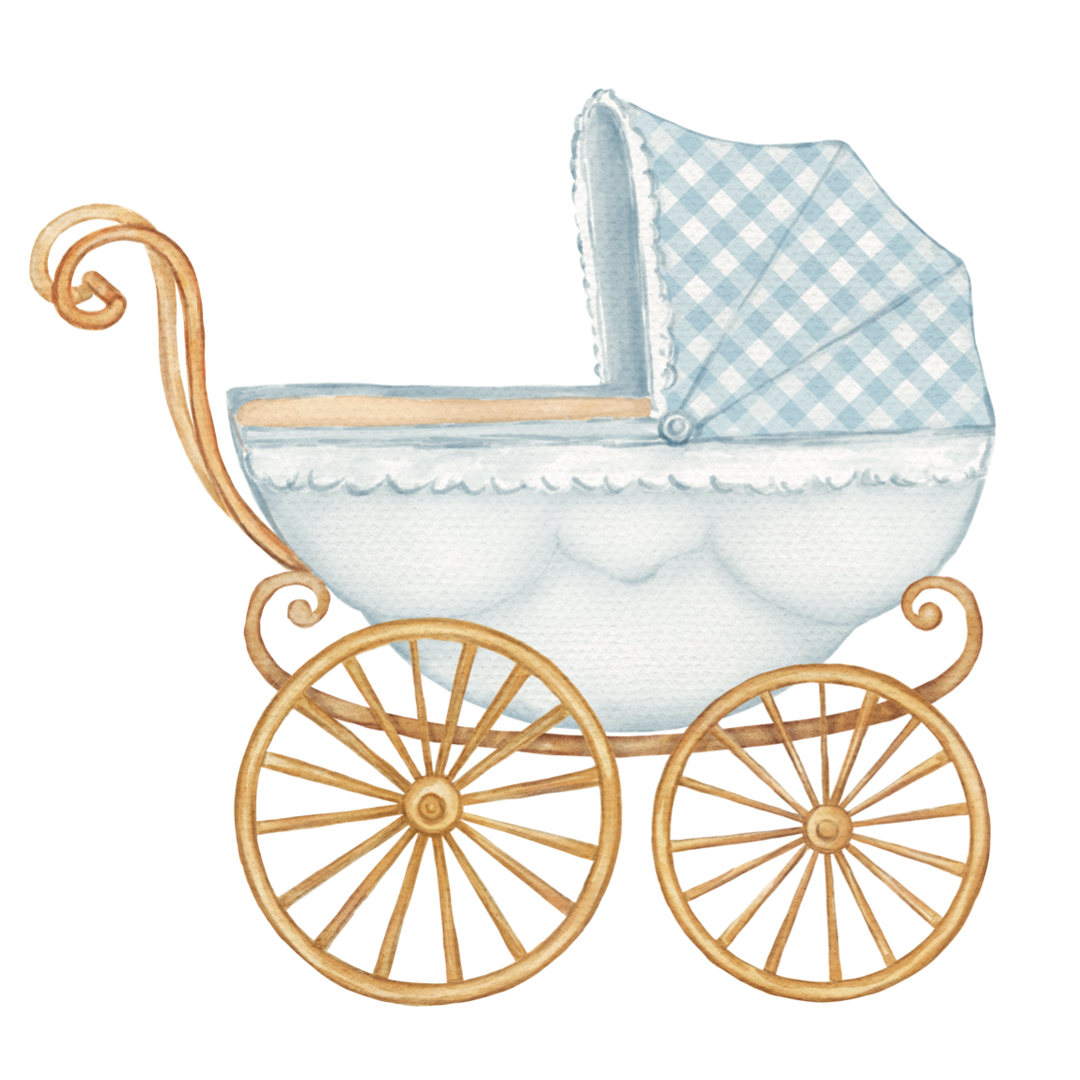 Front Porch Elegance - Welcome Baby- Door Hanger: Blue- It's a Boy