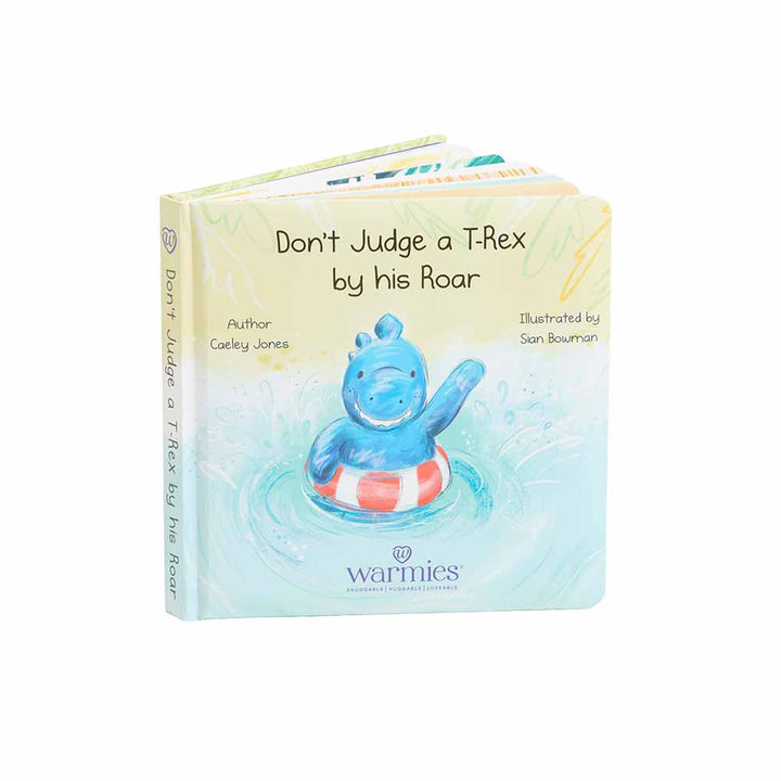 Warmies - Lavender Scented Plush - Gifts - Summer Market - Don't Judge a T-Rex by his Roar Board Book