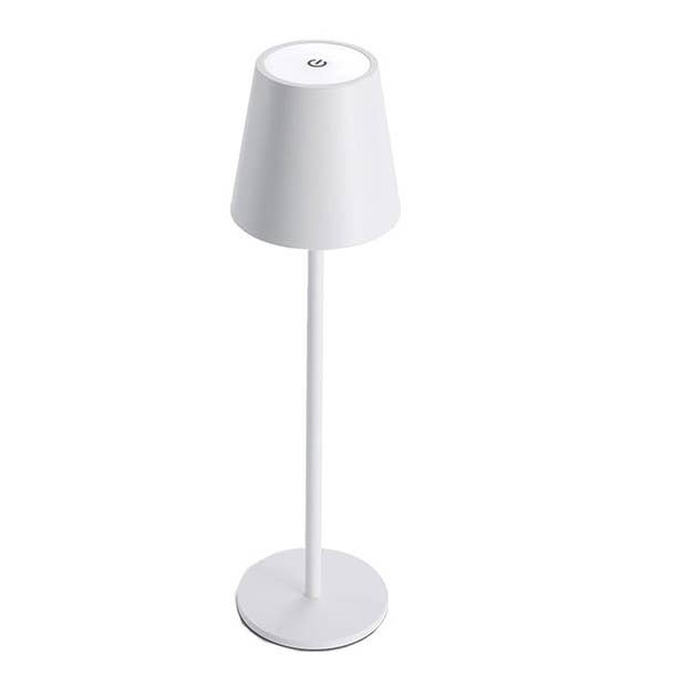 LAX Gadgets - Sleek Cordless Table Lamp- Adjustable Lighting for Any Space: White