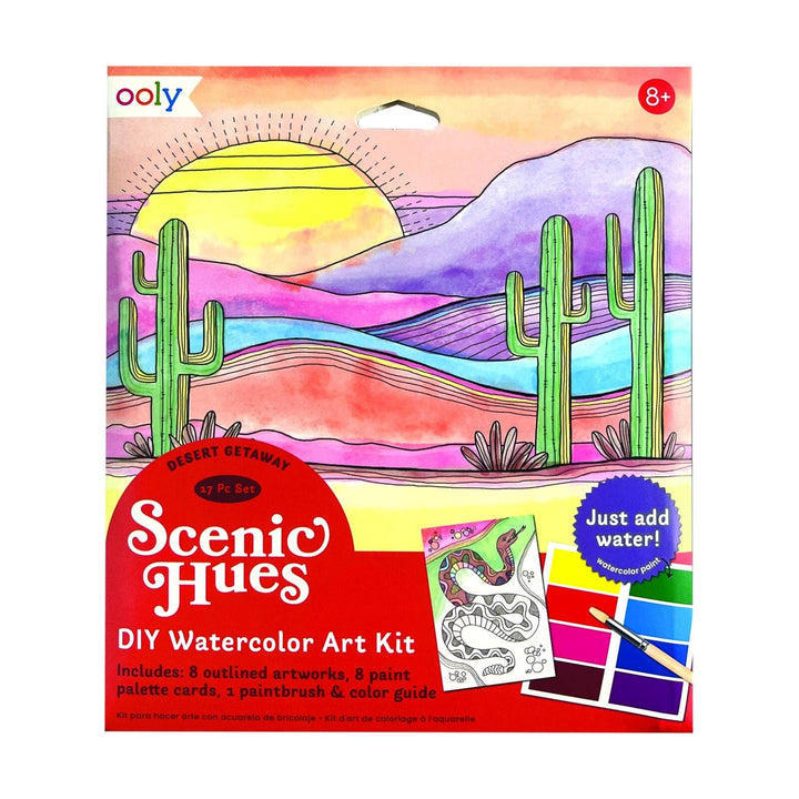 OOLY - Scenic Hues D.I.Y. Watercolor Kit Desert Getaway