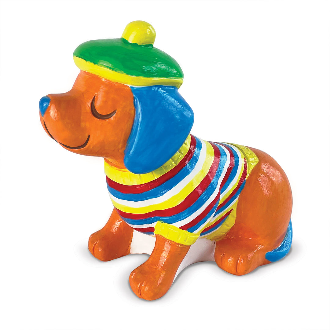 Bright Stripes - Paint A Pet - Doxie