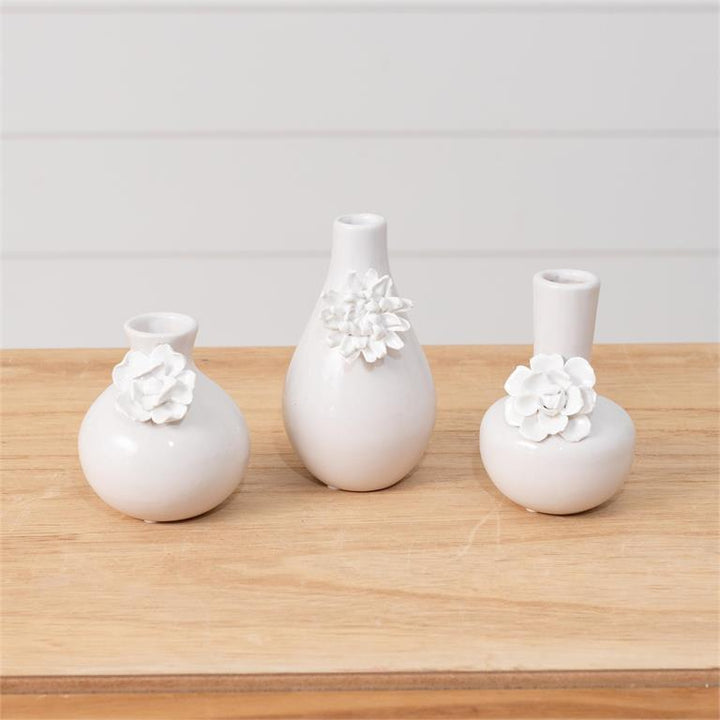 Bud Vases With 3D Floral-3 styles