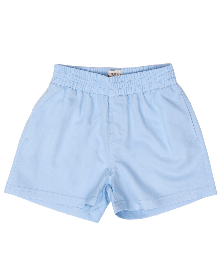 Smith Light Blue Twill Shorts