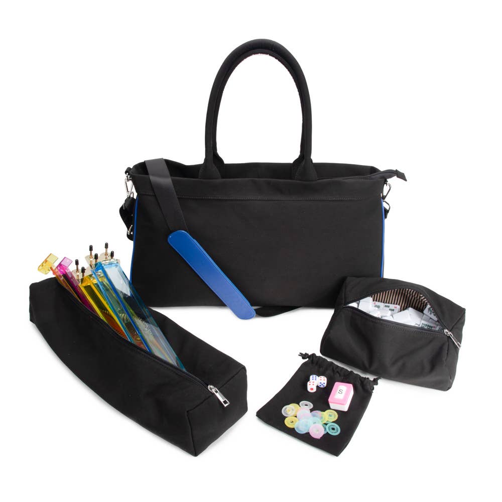 Brouk and Co. - Mahjong Tote Bag: Black