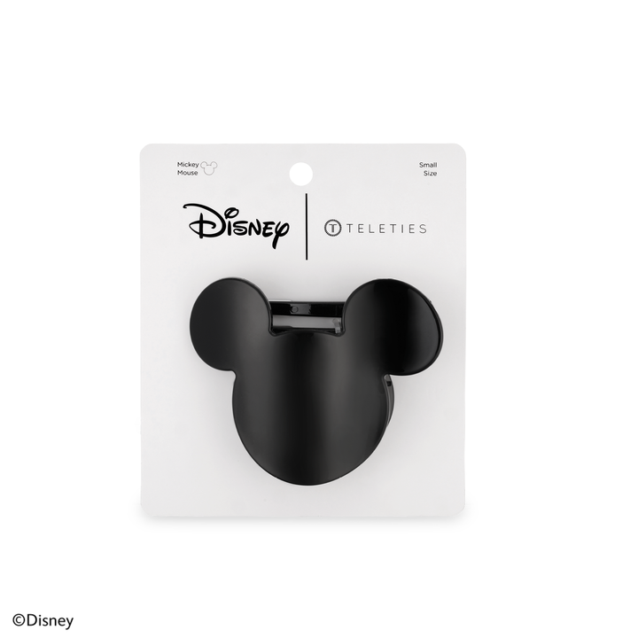 TELETIES - Disney: Mickey Mouse Shaped | Small |  Flat Hair Clip