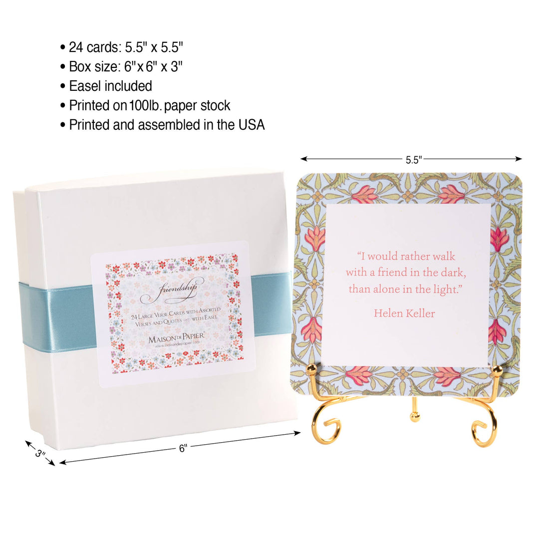 Maison de Papier - VCO024999 Friendship Quote Set 5.5"