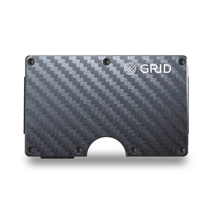 GRID Wallet - Grid Wallet // Carbon Fiber: Carbon Fiber / Carbon Fiber / 3.38"L x 2.12"W x 0.23"H