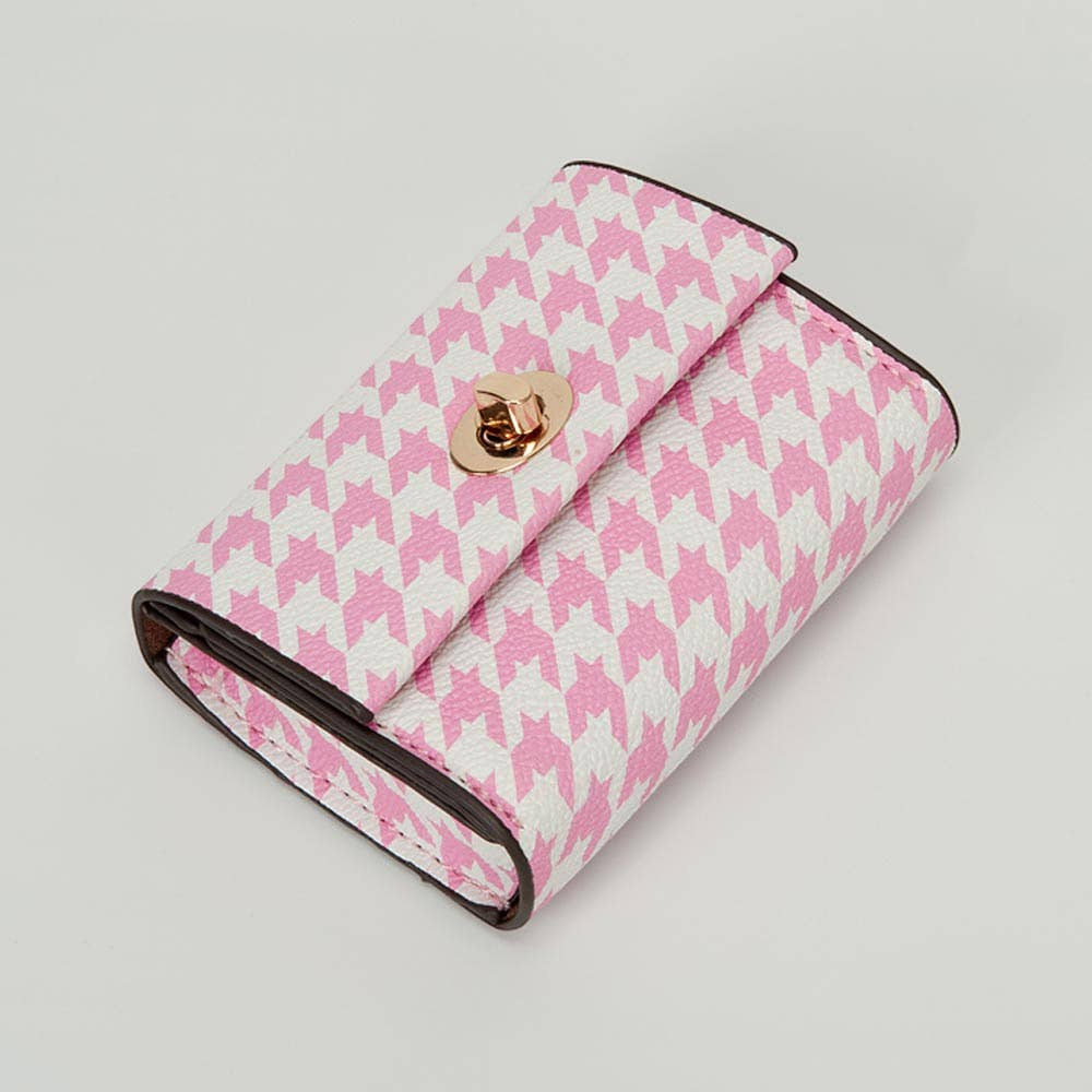 Sensibling Corp. - Faux Leather Card Holder Wallet: Black,White