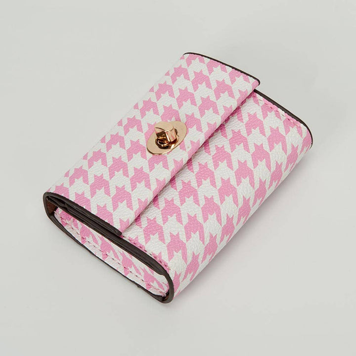 Sensibling Corp. - Faux Leather Card Holder Wallet: Black,White