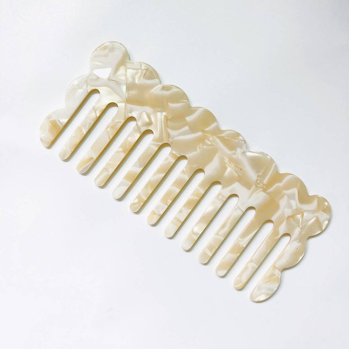 ACCITY - EXQUISITE MARBLED WAVY LEOPARD COMB_CWMM1074: Brown / (OS) 2