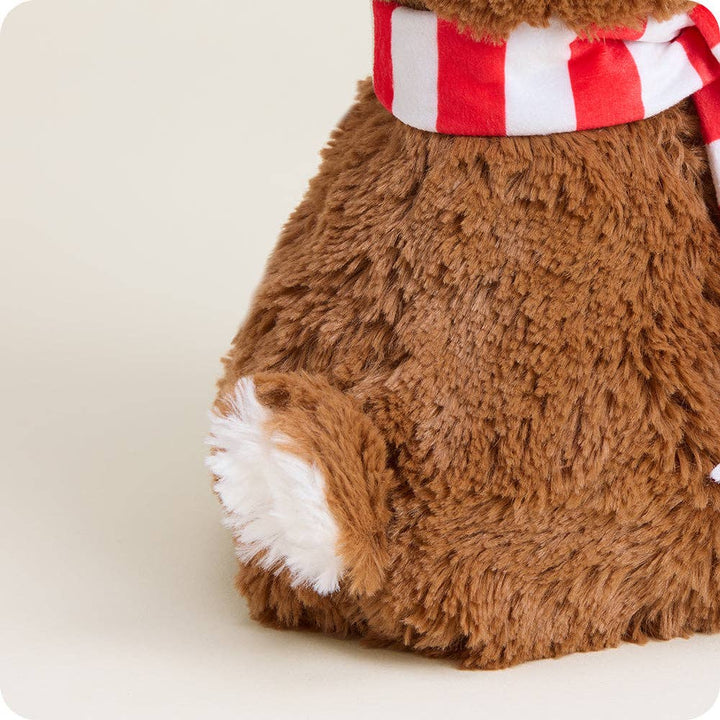 Warmies: America’s Favorite Microwave Plush Brand - Rudolph with Scarf Warmies Official Licensed Product Christmas