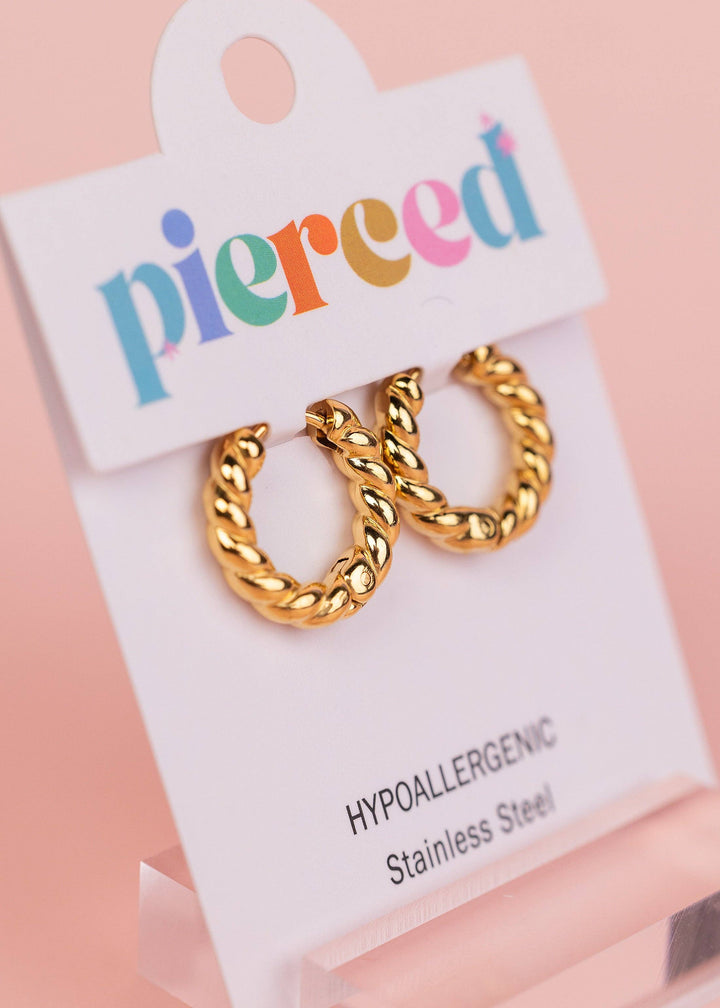 Pierced Co - Rope Huggies