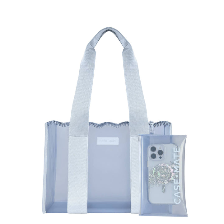 Case-Mate - Case-Mate Carolina Blue Crochet Wave Jelly Tote Bag (Medium)