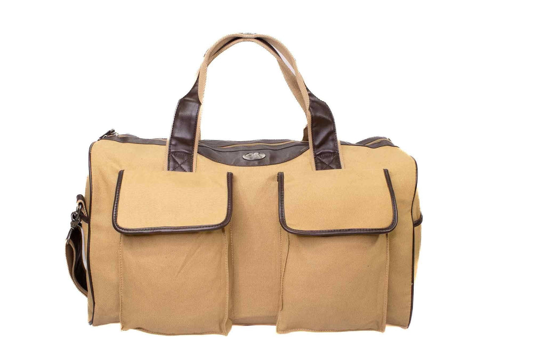 Zep-Pro - Lab Canvas Weekender Bag: Brown/Tan