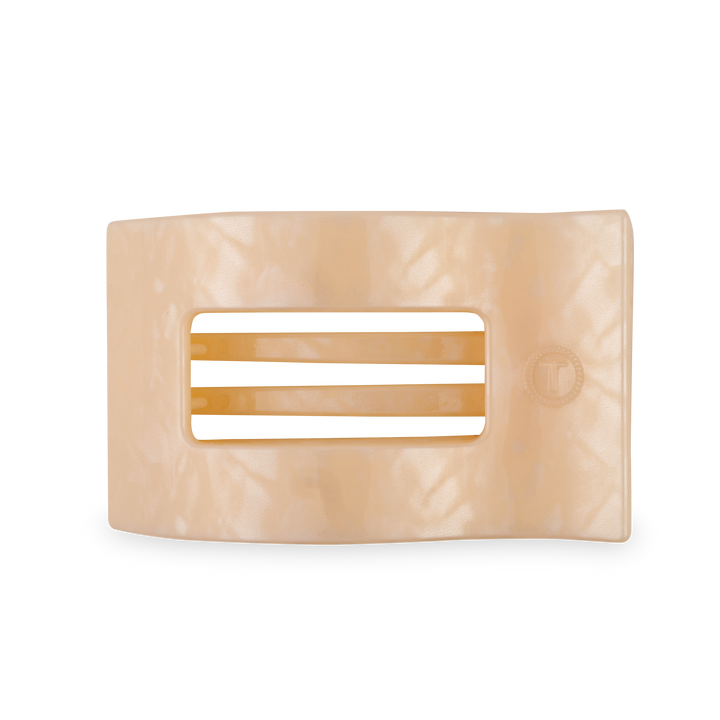 TELETIES - Flat Rectangle Hair Clip | Large | Soft Surf