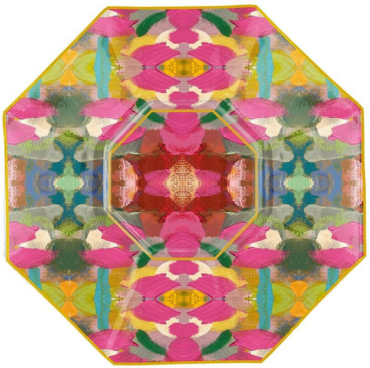 Marye-Kelley - Moroccan Pink by Laura Park Decoupage Glass Plate: 5" Octagonal