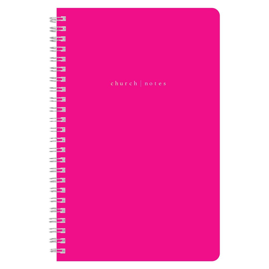 Church Notes Co. - Hot Pink Bible Study Notebook by Girl, Open Your Bible!