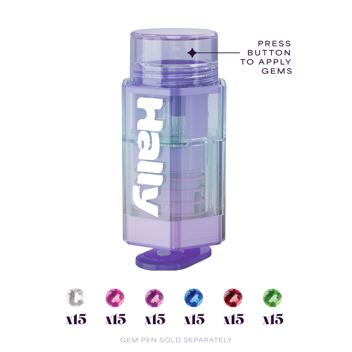Hally Hair - Hally Gem Pen Multi-Colored Refill - 90 Count: Glittery