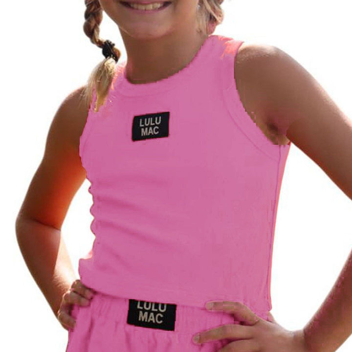 Lulu Mac Youth BUBBLEGUM  SOLID TANK
