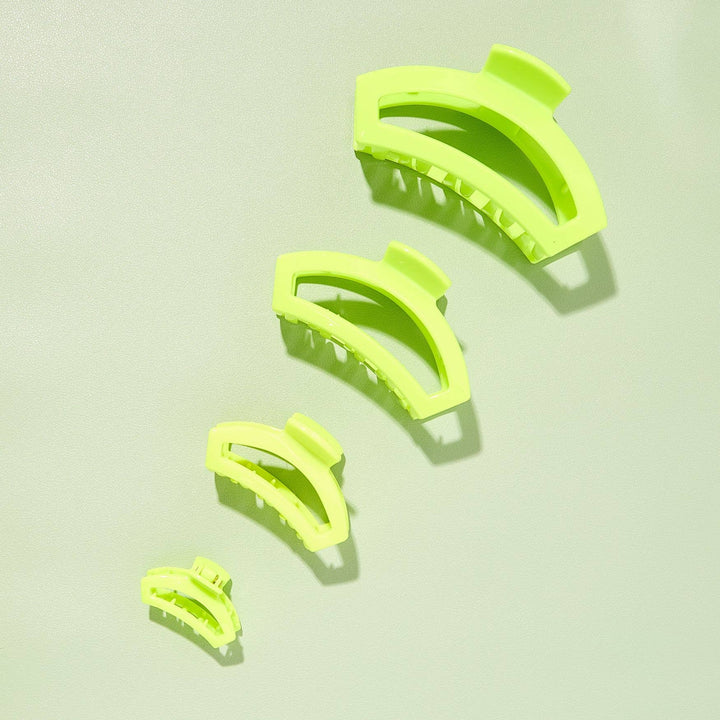 TELETIES - Open Hair Clip | Large | Summer Brights