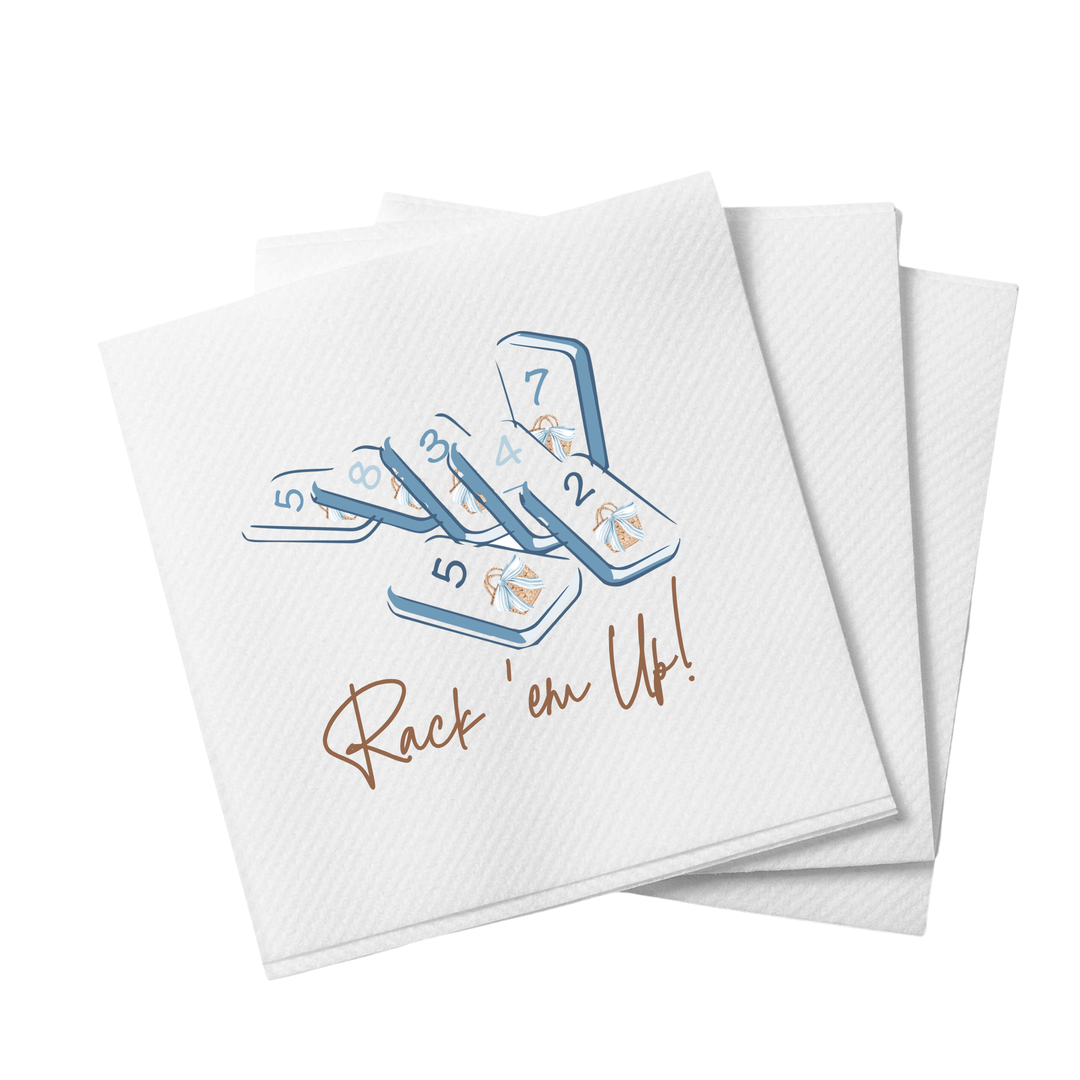 Busy Bee Gift - Rummikub Playing Cards Cocktail Napkins | set of 20