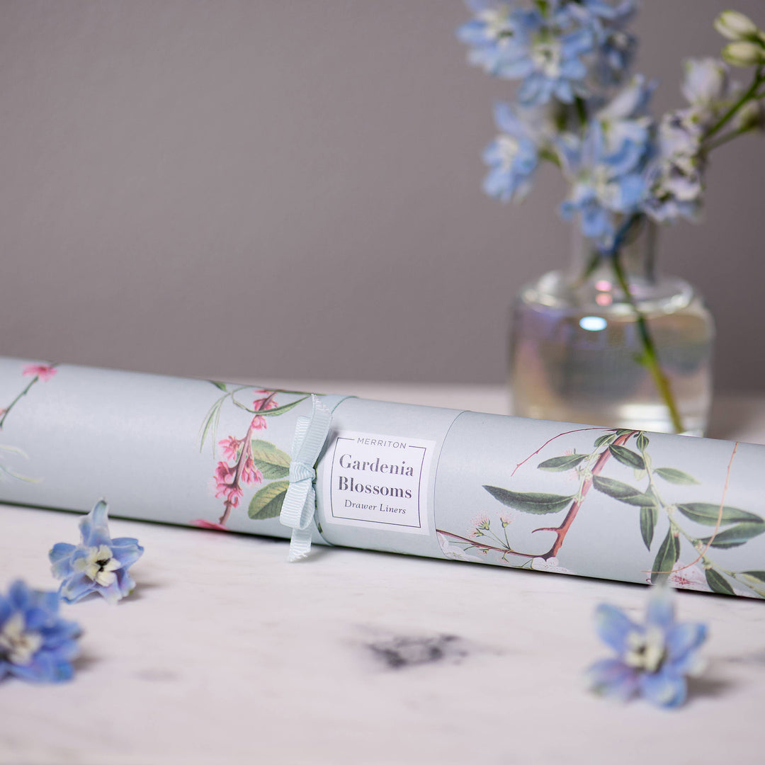Merriton - Scented Drawer Liners - Gardenia Blossoms (6 Sheets)