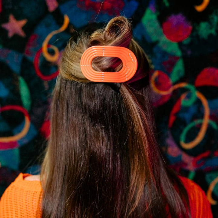 TELETIES - Flat Round Hair Clip | Medium | Darty