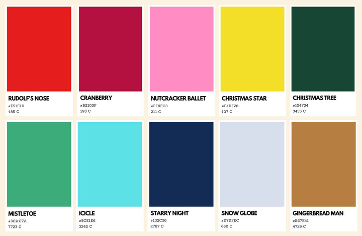 TAYLOR GRAY - 11x17 BRIGHT CHRISTMAS insert set of 10