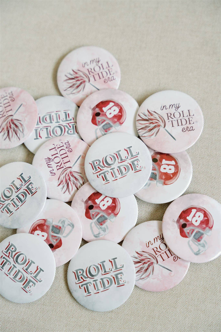 Gracefully Made Art - Alabama "In My Roll Tide Era" Game Day Button