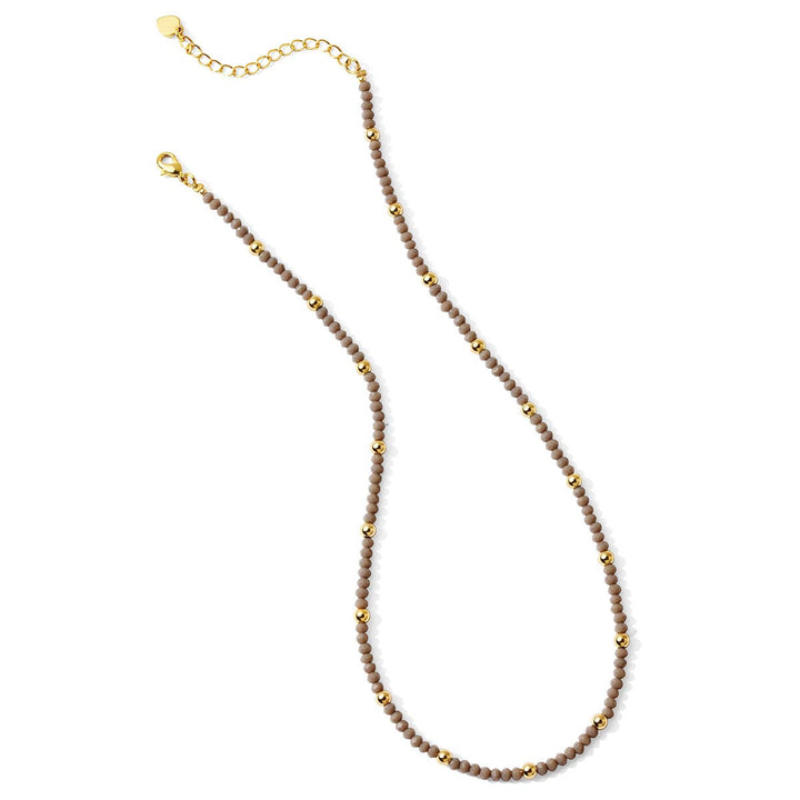 Splendid Iris - SALE - Perfectly Colored Accent Necklace: White