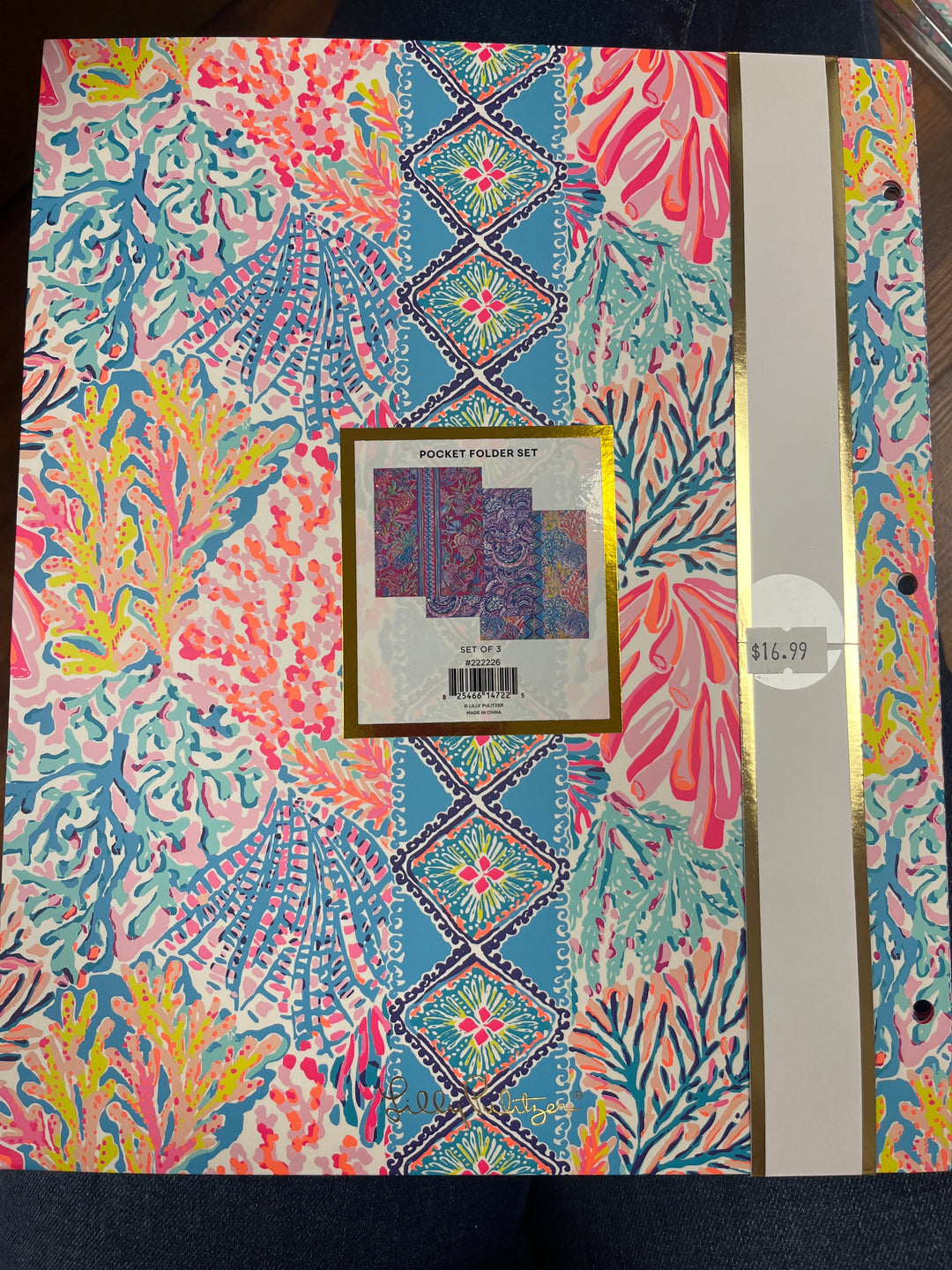 Pocket Folder Set of 3, Shell Me  Something Good