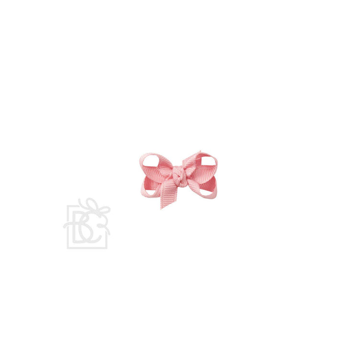 Beyond Creations, LLC - SIGNATURE GROSGRAIN BOW ON CLIP: 5.5" Huge - 2.25" Ribbon on Alligator Clip / BLUEBIRD