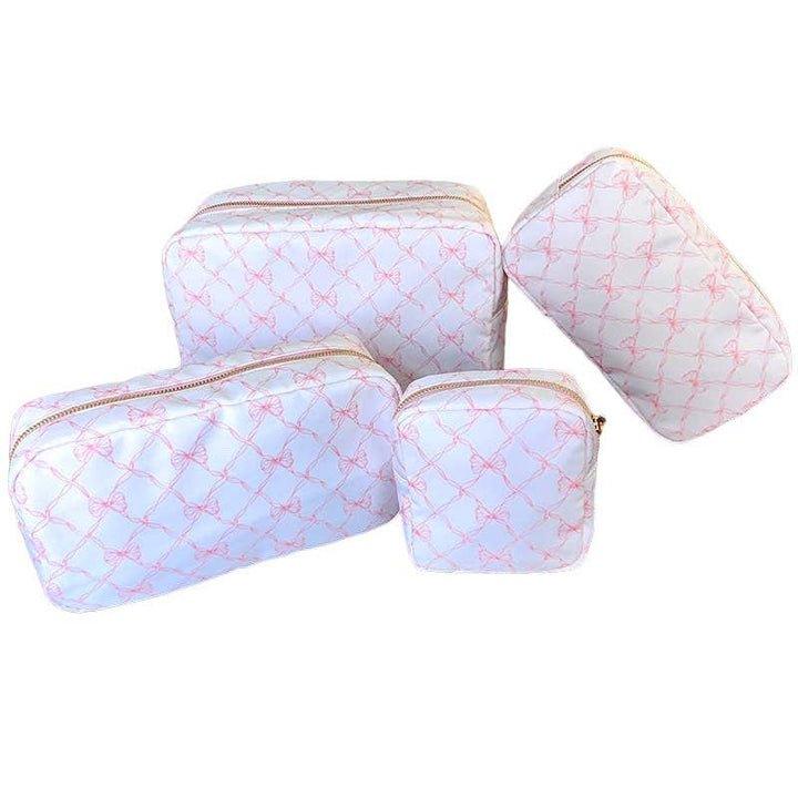 Beauty Stash - Sweet Bow Nylon Collection: Medium Cosmetic