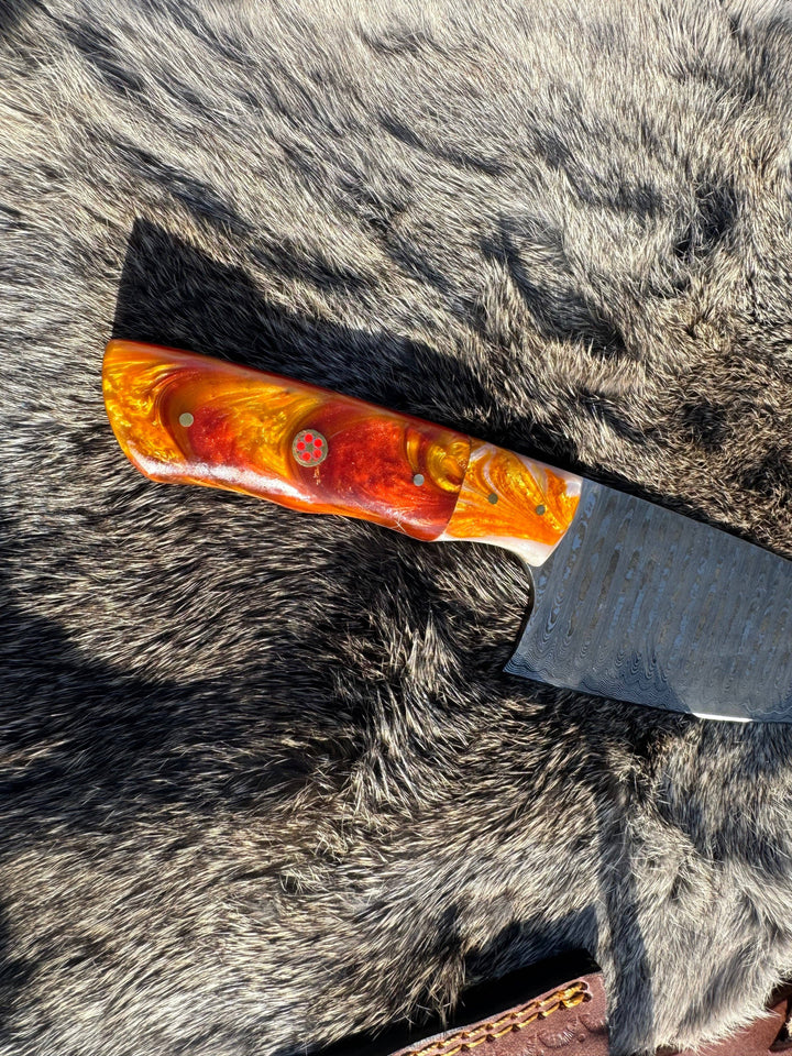 Titan International - Damascus Steel Custom Cheff Knife TK-104