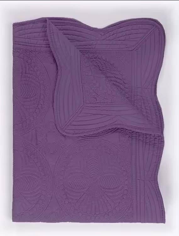 Zsa Zsa & LoLLi - Heirloom Quilt - Baby Quilt Blanket Swaddle Monogram: Cream