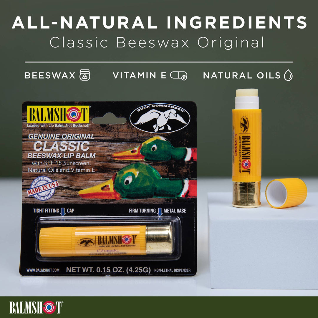 BALMSHOT Lip Balm - Balmshot & Duck Commander Beeswax SPF Lip Balm