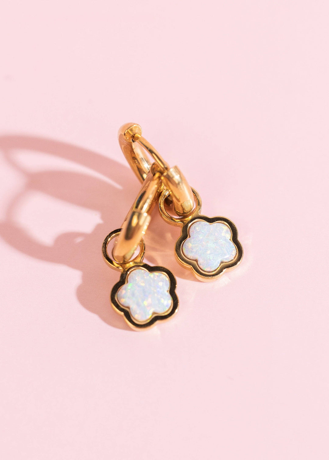 Pierced Co - Flower Opals Charm
