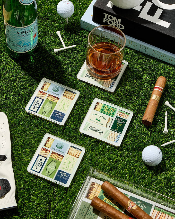 Tart By Taylor - Golf Matchbook Coasters: Individual Coaster