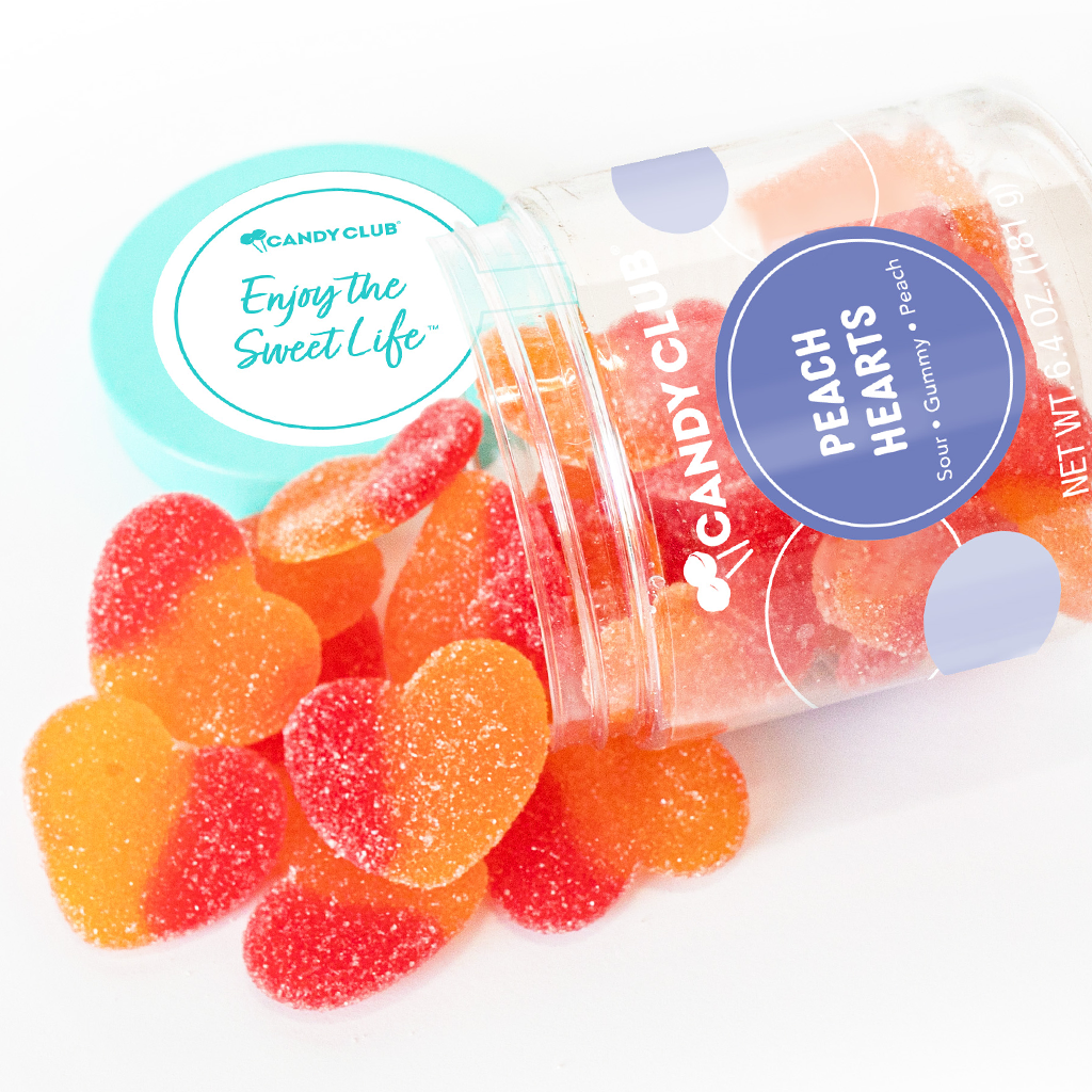 Candy Club - Peach Hearts