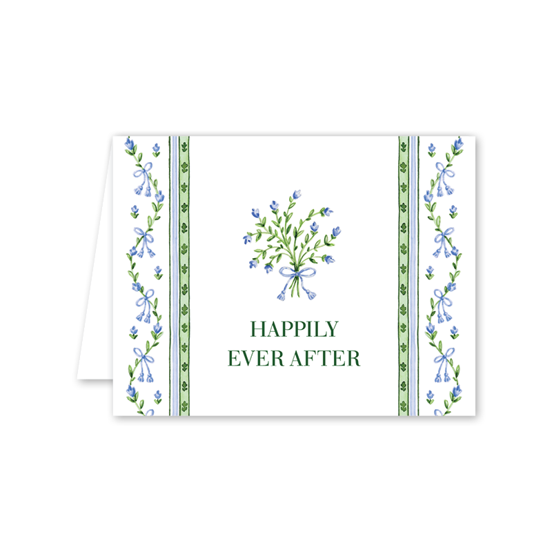 Dogwood Hill - Broderie Bleue Wedding: Single Card