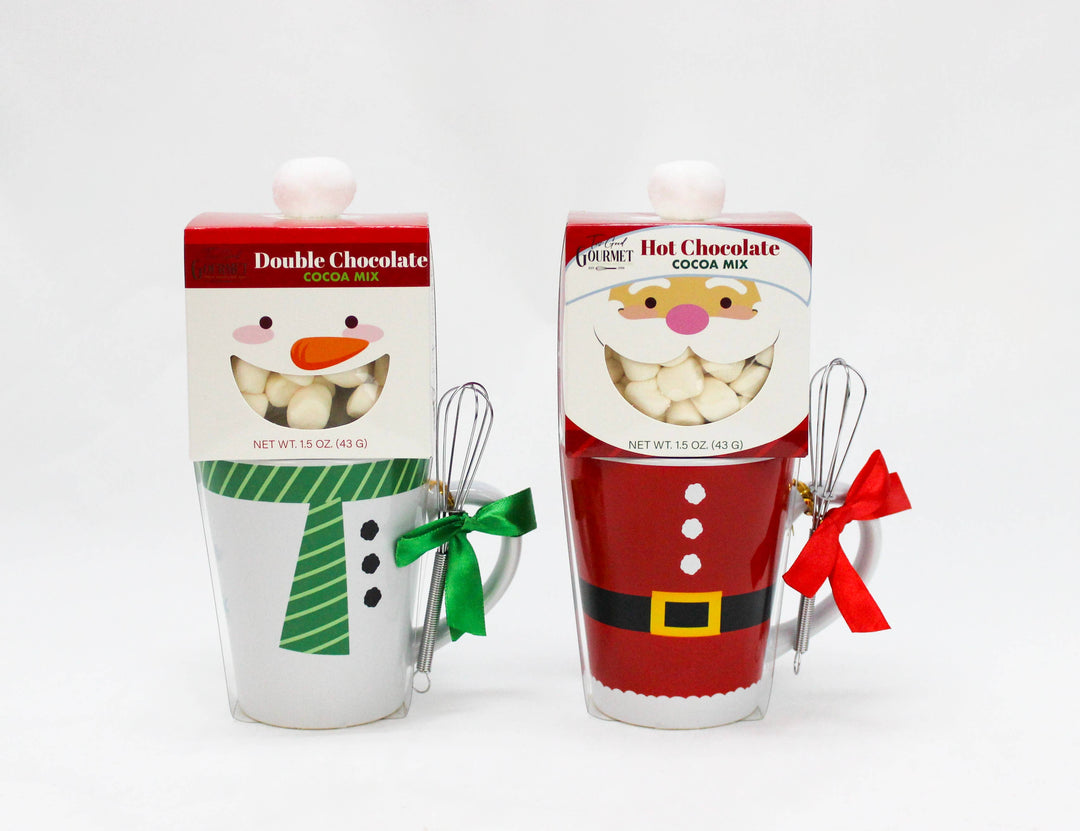 Too Good Gourmet - Holiday Cocoa Mug Sets (2oz): Snowman Cocoa Mug Set