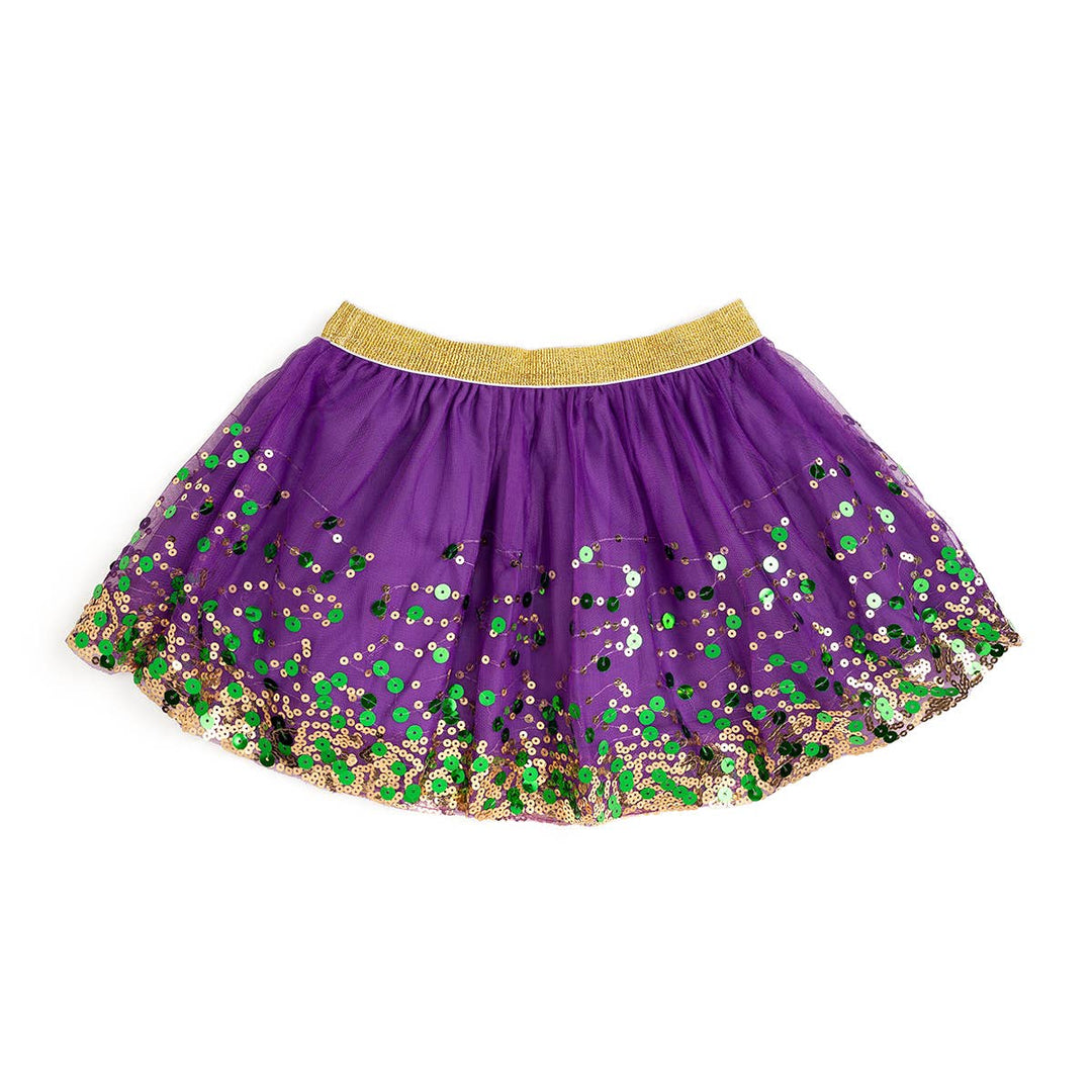 Sweet Wink - Mardi Gras Confetti Tutu - Kids Clothing - Mardi Gras: 1-2Y