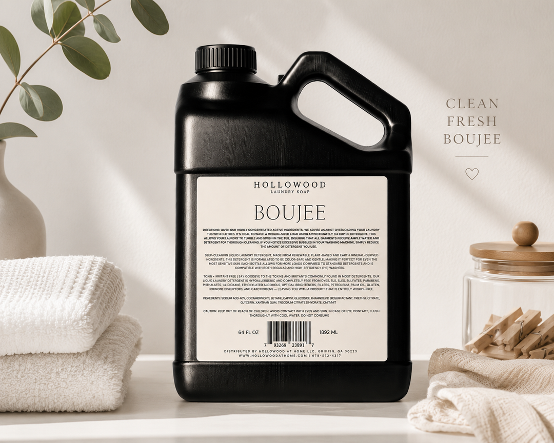 HOLLOWOOD FRAGRANCE - BOUJEE | 64 OZ LUXURY LIQUID LAUNDRY SOAP