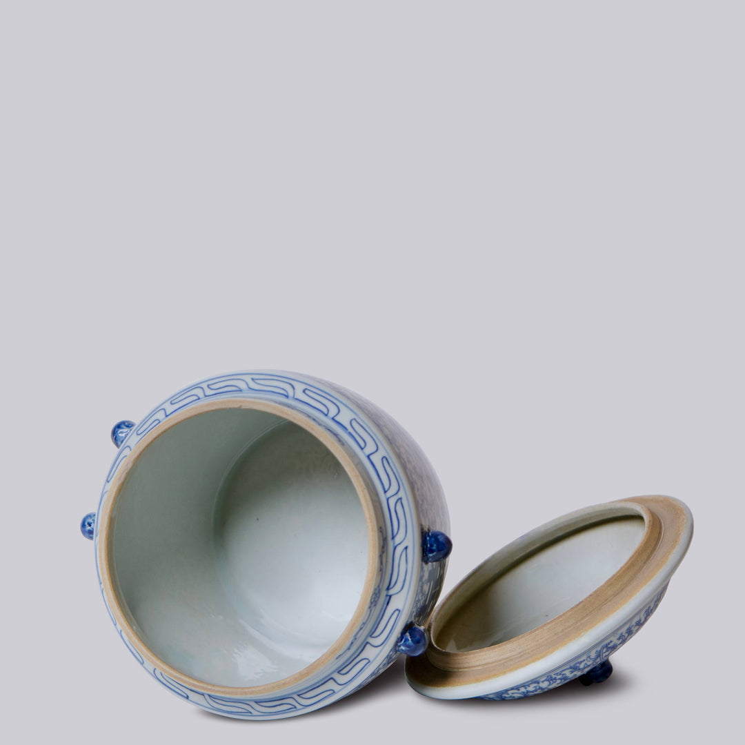 Cobalt Guild - Blue and White Porcelain Double Happiness Lug Jar