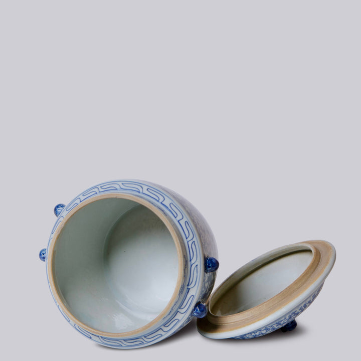 Cobalt Guild - Blue and White Porcelain Double Happiness Lug Jar