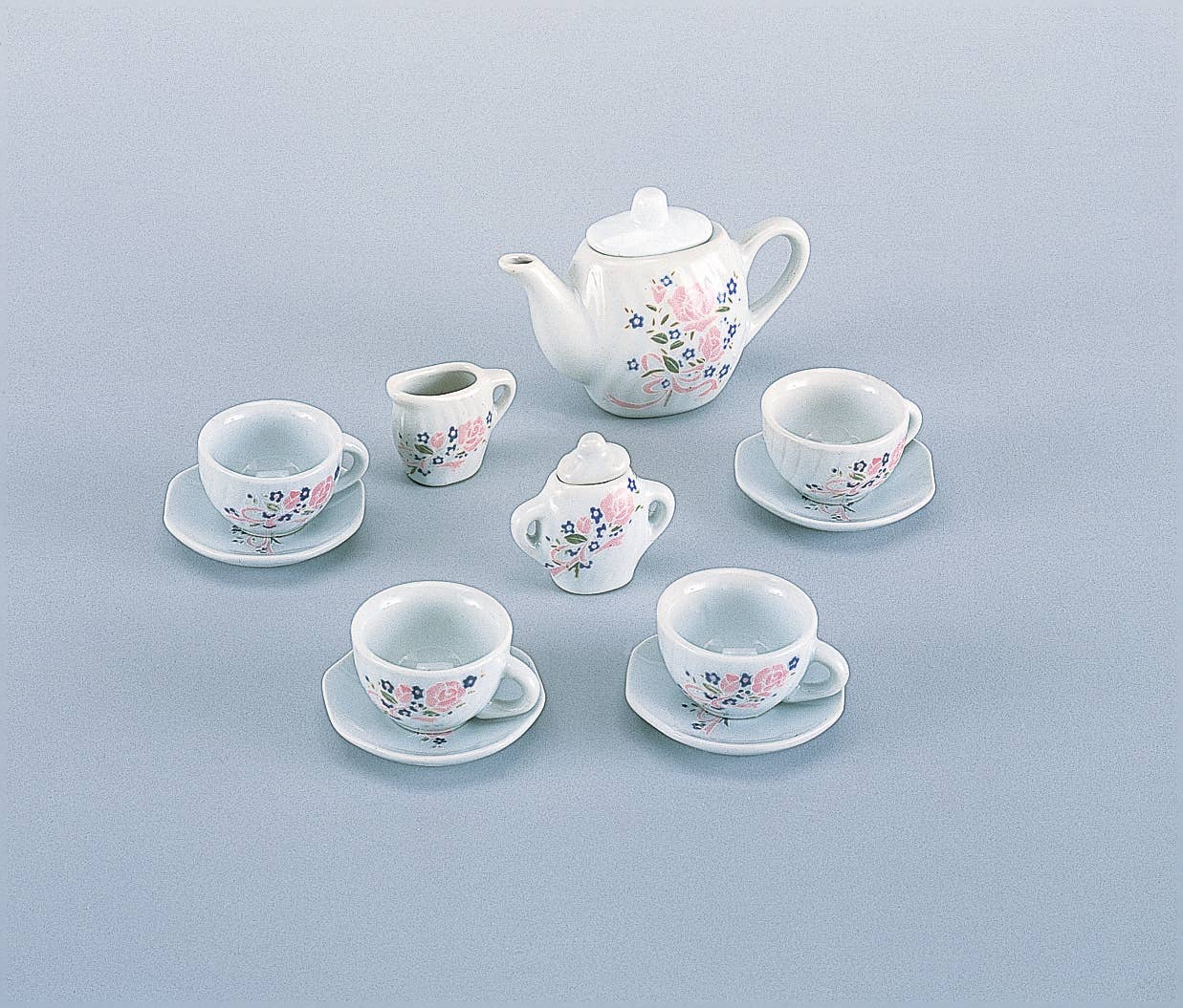 AA Importing - Mini Tea Set 13pc, Rose Design – The Oaks Apparel Co.