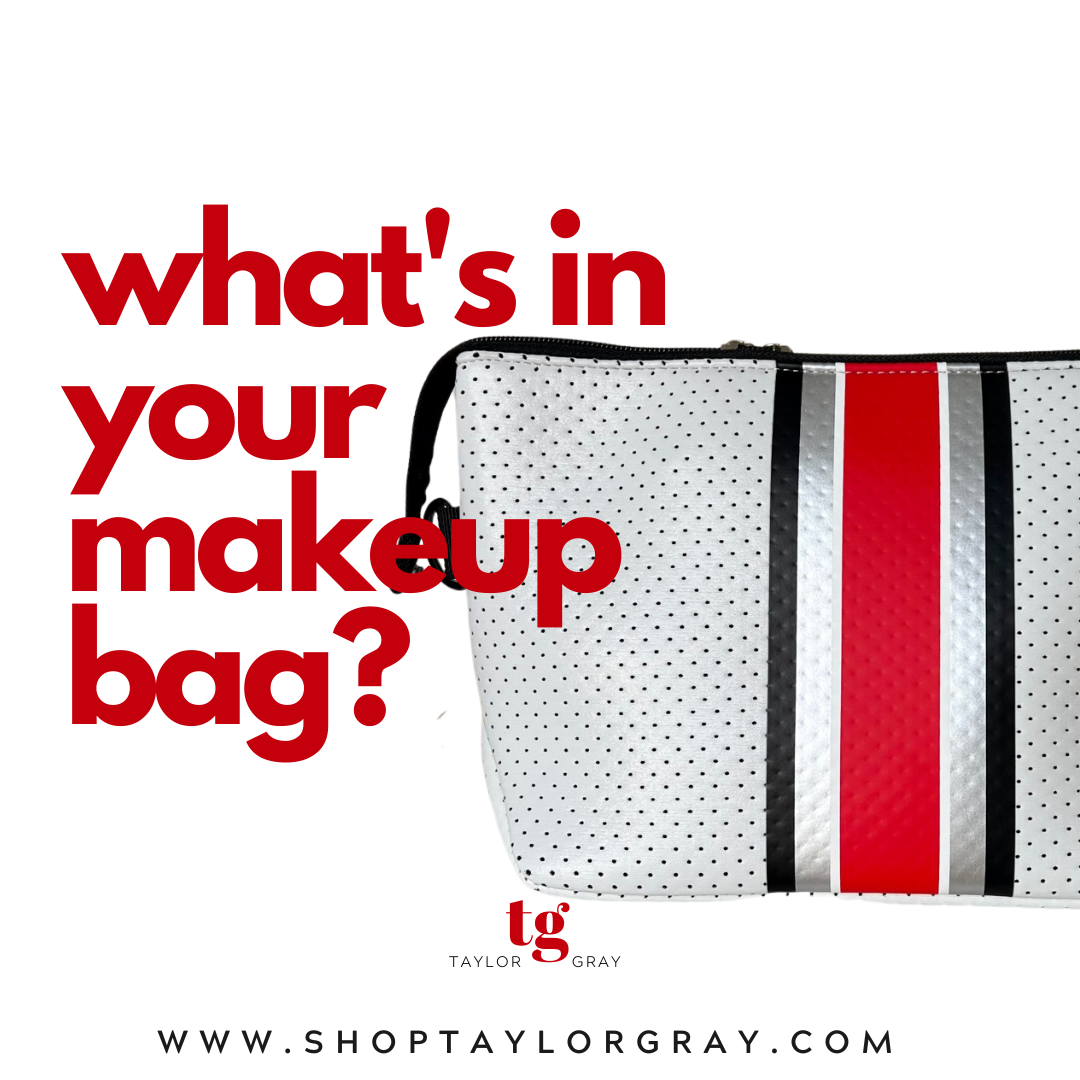 TAYLOR GRAY - The Erin Large Neoprene Makeup Bag | shoptaylorgray