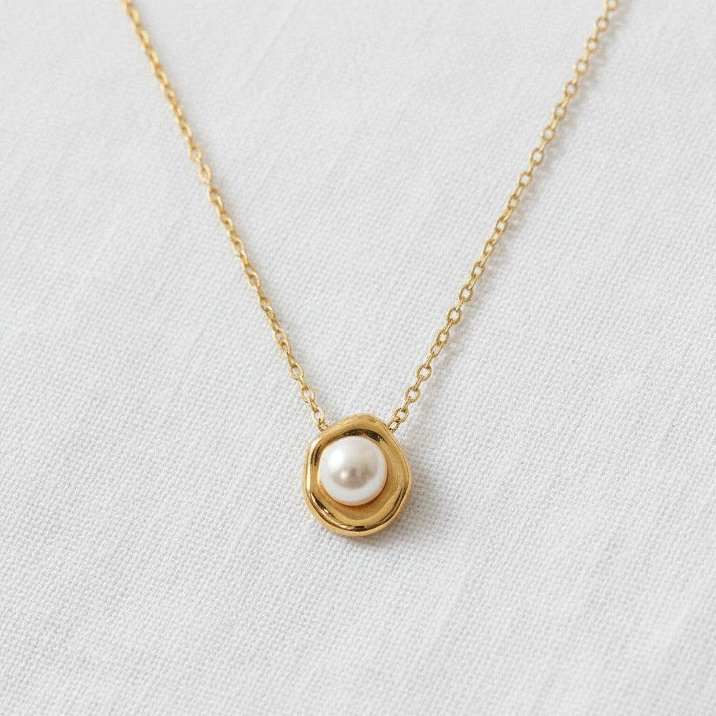 paperln - Charming Pearl Pendant Necklace