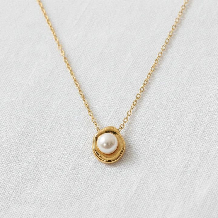 paperln - Charming Pearl Pendant Necklace