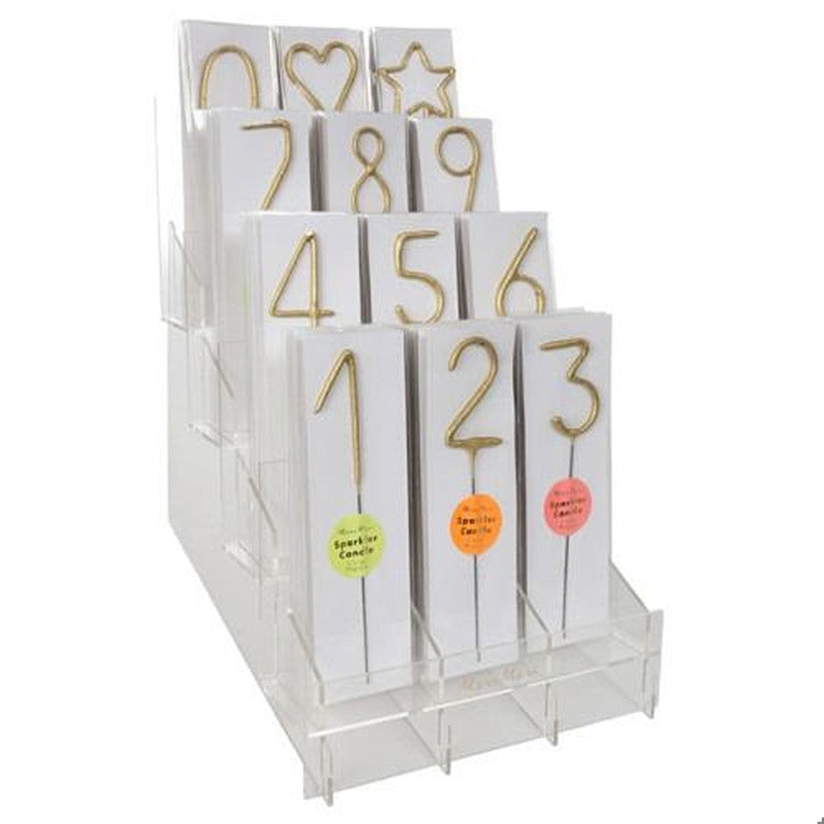 Large Gold Sparkle Candle (Various Syles)